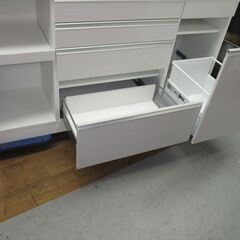 R057 国産 長 シュシュ キッチンボード キッチンボードボード、食器棚  幅170cm Used・美品