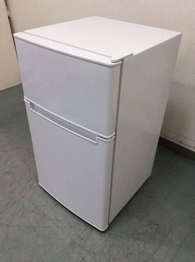 （2/8受渡済）JT8224【Haier/ハイアール 2ドア冷蔵庫】美品 2021年製 BR-85A 家電 キッチン 冷蔵冷凍庫 右開き 85L