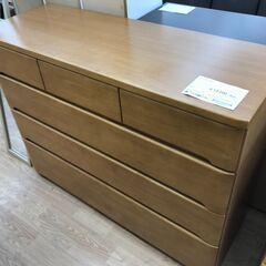 ☆ジモティ割あり☆ ニトリ チェスト ナチュラル H93×W120×D43