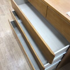 ☆ジモティ割あり☆ ニトリ チェスト ナチュラル H93×W120×D43