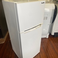 福岡市内配送無料　2019年式　冷蔵庫 Grand Line 2ドア冷凍/冷蔵庫 118L ARM-118L02WH