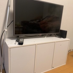 テレビ台　縦置きもできます！