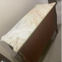 大理石天板　3段チェスト　イタリア　西洋　アンティーク　インテリア　収納家具