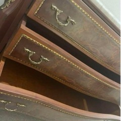 大理石天板　3段チェスト　イタリア　西洋　アンティーク　インテリア　収納家具