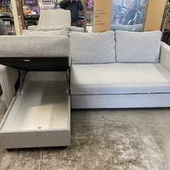 【愛品館 江戸川店 カウチソファ】NITORI（ニトリ）カウチソファベッド ID:156-019529-007