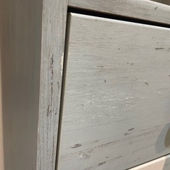 美品　フレンチシャビー風　ハイチェスト　チェスト　白井産業　収納　北欧