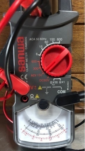 SANWA クランプテスターCAM600S