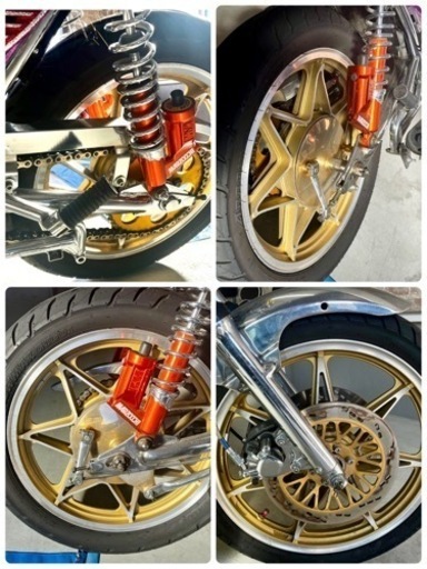 t131061 スズキ SUZUKI GS400 フルメッキ レインボー仕様 セブンスター