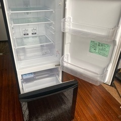福岡市内配送設置無料　146L/MITSUBISHI/三菱/MR-P15EC-KK/ブラック/霜取り不要