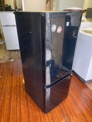 福岡市内配送設置無料　146L/MITSUBISHI/三菱/MR-P15EC-KK/ブラック/霜取り不要