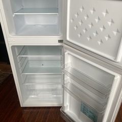 福岡市内配送無料　2019年式　冷蔵庫 Grand Line 2ドア冷凍/冷蔵庫 118L ARM-118L02WH