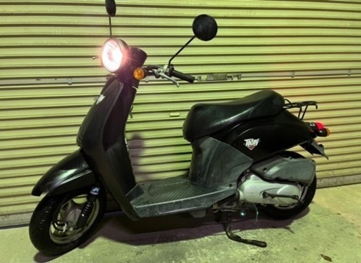 【売約済】実働 BT新品 バリ溝 ホンダ AF61 トゥデイ 4スト 原付 バイク スクーター 黒
