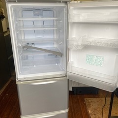 福岡市内配送無料　シャープ SHARP SJ-WA35B-S [冷蔵庫 （350L・つけかえどっちもドア） 3ドア シルバー系]