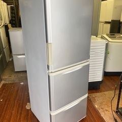 福岡市内配送無料　シャープ SHARP SJ-WA35B-S [冷蔵庫 （350L・つけかえどっちもドア） 3ドア シルバー系]