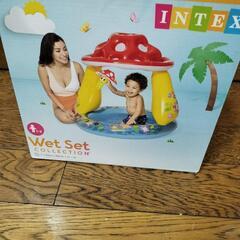 新品未使用　INTEX マッシュルーム ベビープール 102×1...