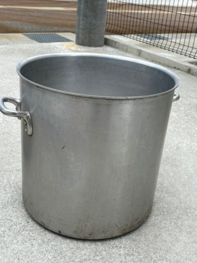 アルミ鍋　寸胴鍋　両手鍋　48cm 業務用　中古厨房
