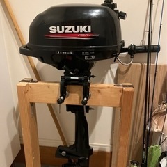 YAMAHA2分割FRPボート、SUZUKI4スト2馬力船外機