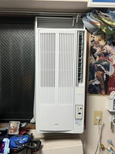 窓用ルームエアコン窓枠付き　KOIZUMI KAW-1612