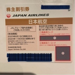【ネット決済・配送可】JAL 株主優待　日本航空