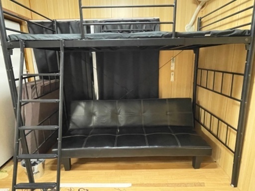 ［取引中］ロフトベッド(黒)のみ
