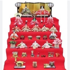 【激安】豪華な調度品💓保存状態の良い京都の雛人形35号7段セット①