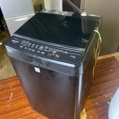 北九州市内配送無料　保証付き　ハイセンス 5．5kg全自動洗濯機 keyword マットブラック HW-G55E5KK