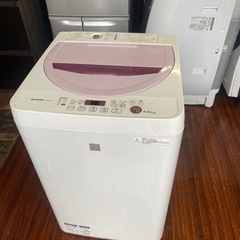 ID 980780 シャープ5.5Kg 2016年製 ES-TX55C へこみ有
