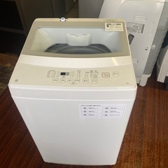 北九州市内配送無料 保証付き 2022年式 ニトリの6.0kg全自動洗濯機