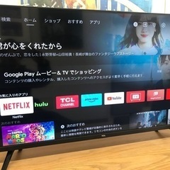 決まりました】☆スマートテレビ フルハイビジョン TCL 40型 40S5200B