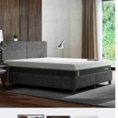 エマスリーブ|クイーンベッドフレーム&プレミアムマットレス&ピロー