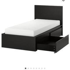 IKEA　シングルベッド　MALM