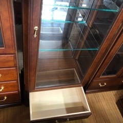 極上品 MARUNI マルニ木工 地中海シリーズ キュリオケース64 