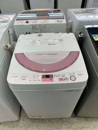 SHARP/シャープ/6.0㎏洗濯機/2017年式/ES-GE6A1196