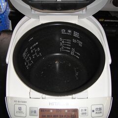 【30】HITACHI　日立　2018年製　5.5合炊き　IHジャー炊飯器　ふっくら御膳　圧力スチーム炊き　RZ-BV100M