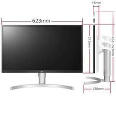 4Kスタンダード液晶モニター 27UL550-W [27型 /4K(3840×2160） /ワイド]　モニターアーム付