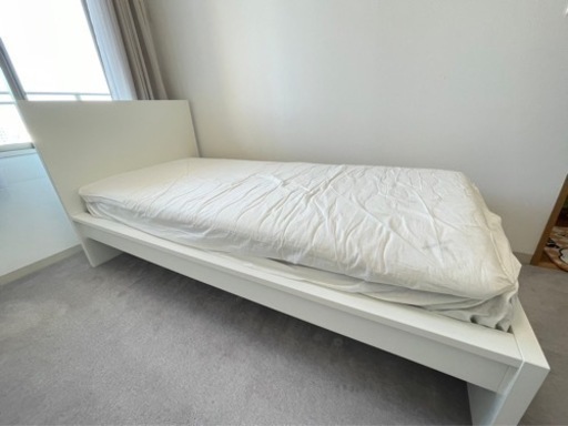 IKEA シングルベッドマットレス付き