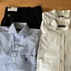 青森山田高校指定未使用スラックス　使用済シャツ