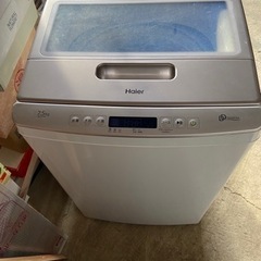 【お取引完了】Haierハイアール全自動洗濯機 7.5kg JW...