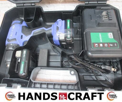 HIKOKI　ハイコーキ　FDS12DAＬ　ドライバドリル　中古品　バッテリ10.8V二個/充電器付き　【ハンズクラフト宜野湾店】