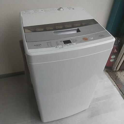 動作確認済み/2018年製/AQW-S45E(W)/洗濯機/4.5kg/規4