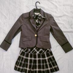小学校卒業式用女子ジャケット・スカート・リボン3点セット