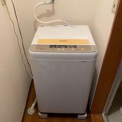 【無料】パナソニック洗濯機(6kg、1～2名用)