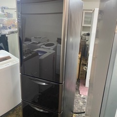 北九州市内配送無料　保証付き　日立 HITACHI R-S3700FV XN [冷凍冷蔵庫 まんなか野菜タイプ 真空チルド （365L・右開き） 3ドア