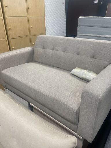 リサイクルショップどりーむ荒田店 No9869 ソファ　二人かけ　グレーカラー♪