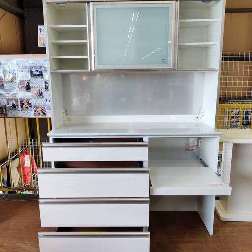 愛品倶楽部柏店】綾野製作所 2枚スライド扉キッチンボード LXシリーズ