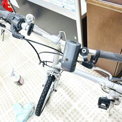 【冬季間割引可】BRIDESTONE 折りたたみ自転車 Grantech 20インチ シルバー
