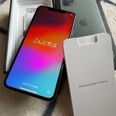 iPhone11Pro MAX本体お話中