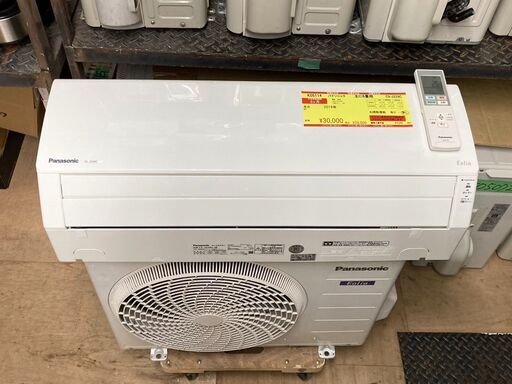 K05114　パナソニック　2019年製　中古エアコン　主に6畳用　冷房能力　2.2KW ／ 暖房能力　2.2KW