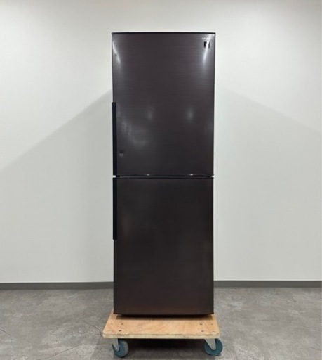 IPK172 シャープ 2ドア 冷凍冷蔵庫 280L SJ-PD28E-T 2018年 ブラウン系 プラズマクラスター 引き出しケース冷凍室