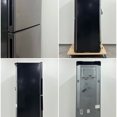 IPK172 シャープ 2ドア 冷凍冷蔵庫 280L SJ-PD28E-T 2018年 ブラウン系 プラズマクラスター 引き出しケース冷凍室 